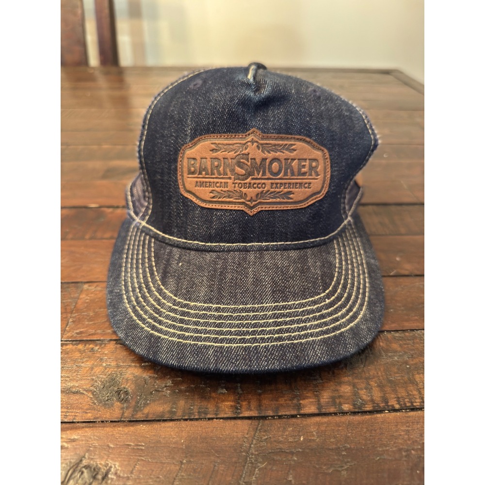 Drew Estate Barnsmoker American Tobacco Experience Denim Trucker Hat Snap Cap